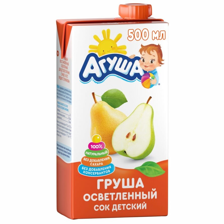 Agusha juice pear 500 ml