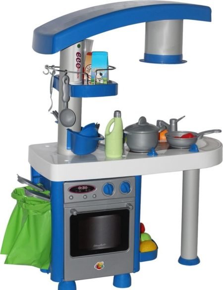 Полесье Игровой набор Кухня ECO 56290, цвет в ассортименте, цвет синий, серый