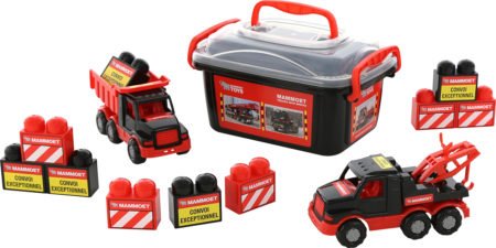 Polesia A set of Mammoet 215-01 cars (dump truck, tow truck and constructor), color in stock