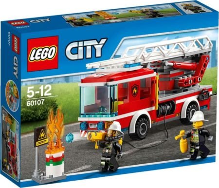 LEGO City 60107 Пожарный автомобиль с лестницей Конструктор