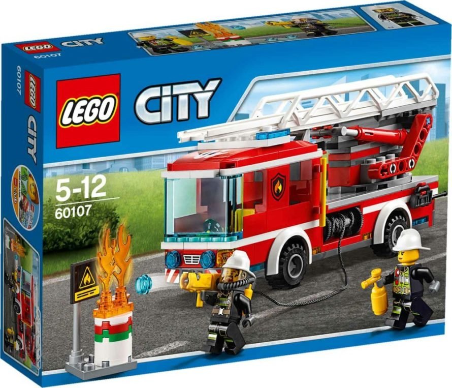 LEGO City 60107 Пожарный автомобиль с лестницей Конструктор