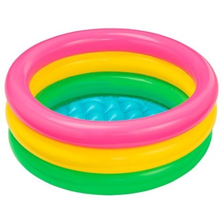 Intex Inflatable Pool “Rainbow”, 61 x 22 cm, yellow