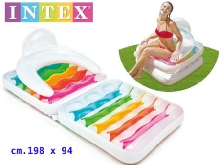 Genuine Intex Pool Lounge Chair – Inflatable Swimming Chair with Floating Chair