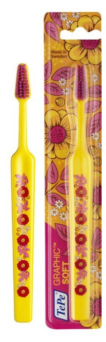 Tepe Grafic Soft diş fırçası sarı