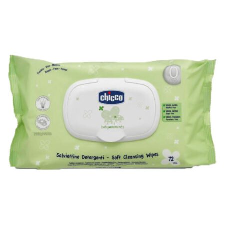 Chicco мягкие очищающие салфетки 72 шт