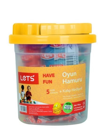LET’S Test Set 5 colors 100g. Play Dough