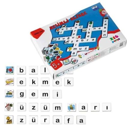 Educational toy Illustrated alphabet 216 pieces