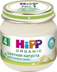 Hipp пюре цветная капуста мое первое пюре 80 гр