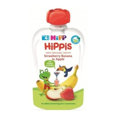 Hipp Fruit fun strawberry apple banana 90 gr