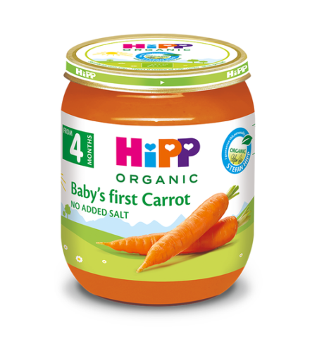 Hipp Babys первая морковь 125 гр