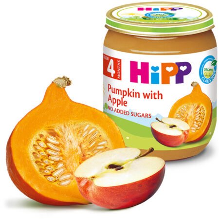 Hipp mashed pumpkin with apples 125 gr