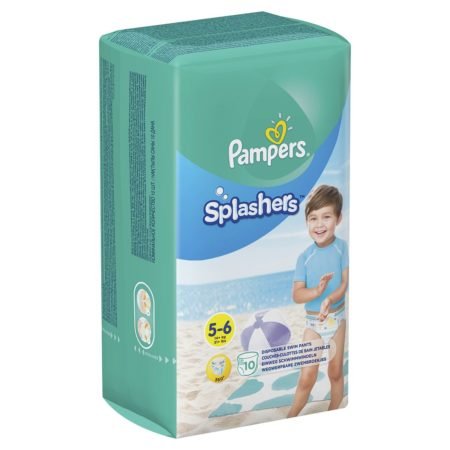Трусики-подгузники Pampers Splashers для плавания Junior-Extra Large (14 кг) 10 шт
