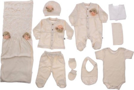 Bebbemini BM-1655 Gift set for a newborn 10-piece