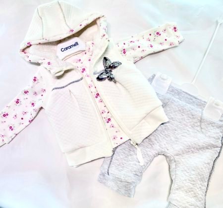 Tongs baby 2137 Suit (pants, blouse, bib and bonnet)