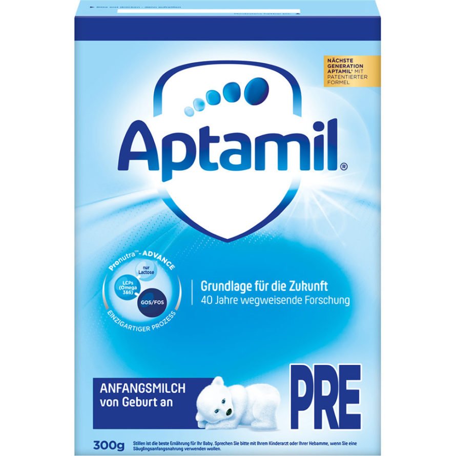Молочная смесь для новорожденных Aptamil Pre Anfangsmilch mit Pronutra 300 г