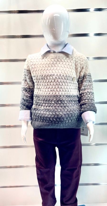 Cool Exclusive 20208 Suits 3-piece  (sweater, pants with a belt and a shirt)