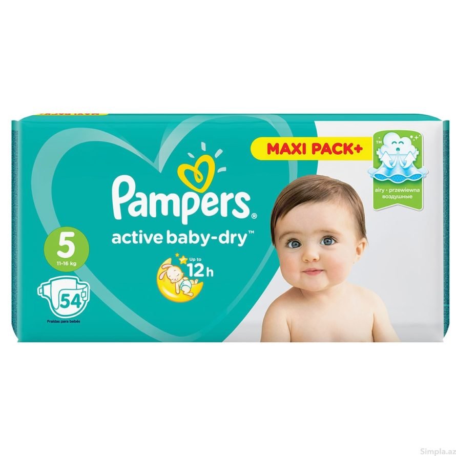 Pampers New Baby-Dry 5 (11-18 kg) 54 pcs.