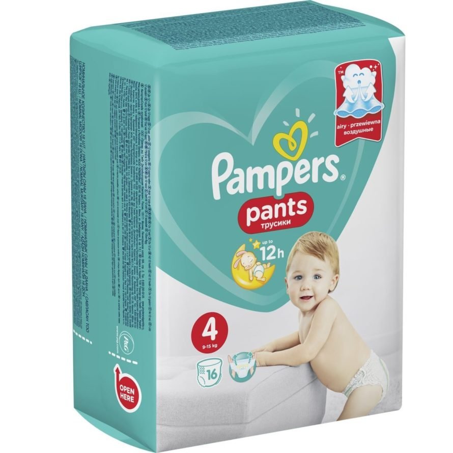 Pampers Pants 4 (8-15 kg) 16 pcs.
