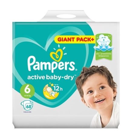 Подгузники Pampers (Памперс) New Baby-Dry 6 (13-18 кг) 68 шт