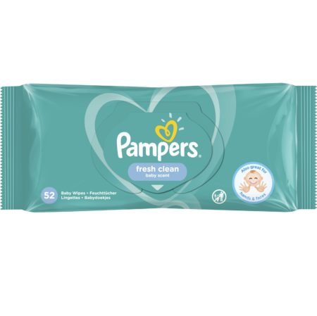 Pampers Fresh Clean Wipes, 52 pcs.