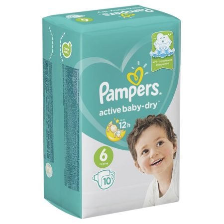 Подгузники Pampers (Памперс) New Baby-Dry 6 (13-18 кг) 10 шт