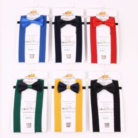 Mini Damla 42016 suspenders for children with a bow
