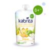 Kabrita Банан с яблочным пюре и печеньем фруктовое пюре с козьими сливками для детей, 100 г