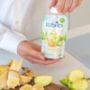 Kabrita Банан с яблочным пюре и печеньем фруктовое пюре с козьими сливками для детей, 100 г 164250