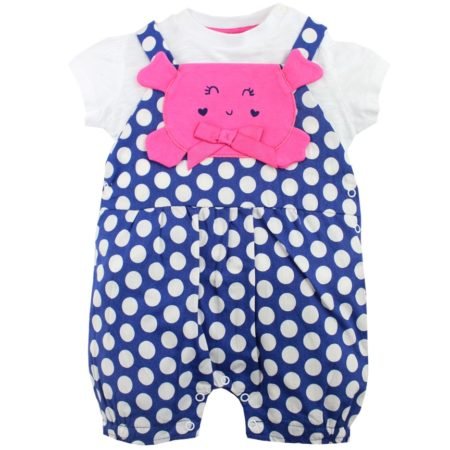 Tongs baby 2241 cute crab  jumpsuit with blouse