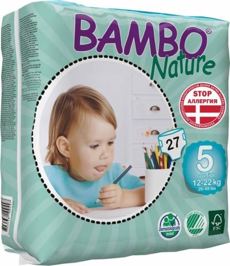 Подгузник Bambo Nature 5 (12-18 кг) 27 шт