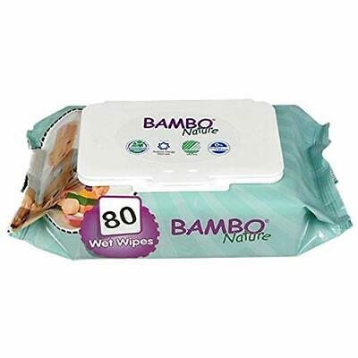 Влажные салфетки детские Bambo Nature 80 шт.