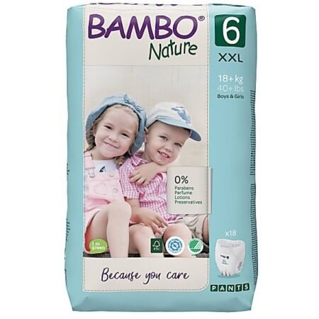 Подгузники-трусики Bambo Nature 6 (15-22 кг) 18 шт