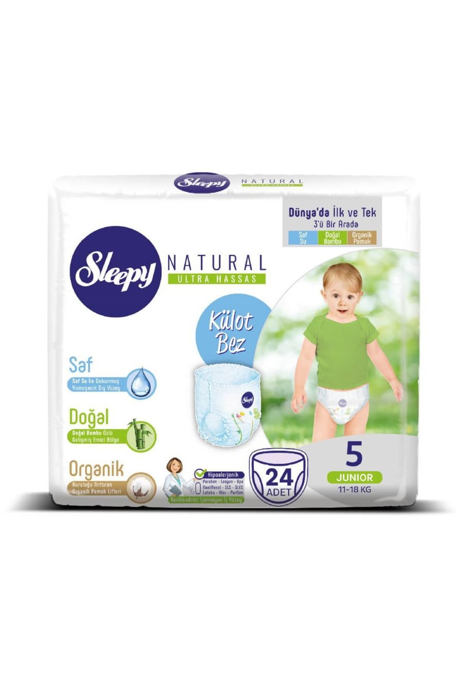 Подгузники-трусики Sleepy Natural Ultra Sensitive 5 (11-18 кг) 24 шт.