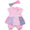 Tongs baby 2531 patchwork apple ətək ilə kombinezon və obodok