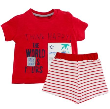 Tongs baby 2583 baby on board shorts with a blouse