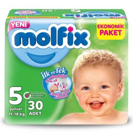 Подгузник Molfix 5 (11-25 кг), 30 шт