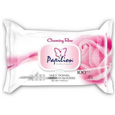 Влажные салфетки Papilion 100 шт