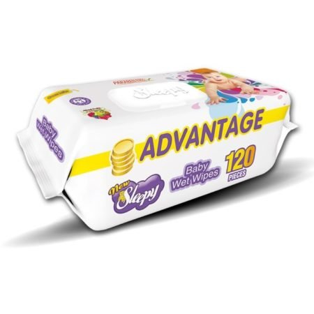 Влажные салфетки детские Sleepy wet wipes 120 шт 