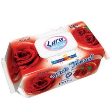 Влажные салфетки Lara 120 шт