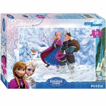 Step Puzzle “Frozen”, 35 element (33×23 sm)