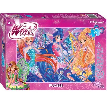 Step Puzzle “Winx”, 35 element (33×23 sm)