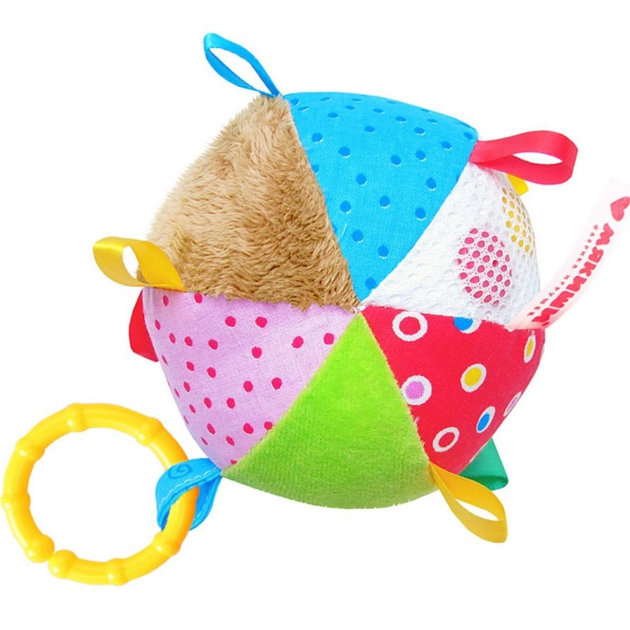 Pendant toy Myakishi “Ball with loops”, size 90x90x90 mm