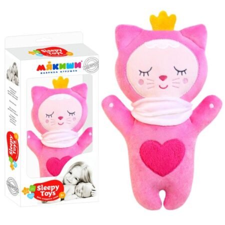 Toy Myakishi “Sleepy Toys” (Kitten) size 180x370x55 mm