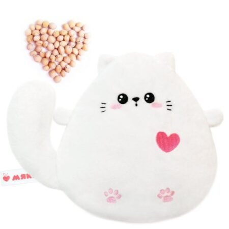 Warmer toy Myakishi “Doctor Myakish – Kitten “(with cherry pits), size 200x290x50 mm