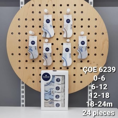 Caramell ÇOE6239 носки для детей синего цвета (0-6, 6-12)