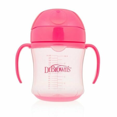 Dr. Brown’s Soft Spout Training Cup – Pink – 9 oz