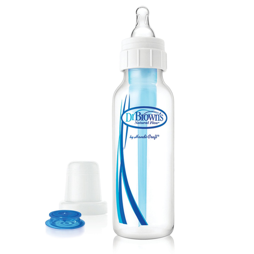 Dr Brown’s 250 ml Bottle with Infant-Paced Feeding Valve + Level 1 Teat + Extra Valve