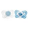Chicco Пустышка силиконовая Physio Light, 6-16 м (2шт) 132471