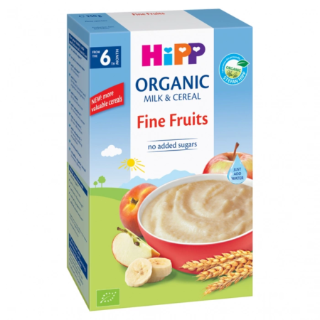 Baby porridge Hipp Organic Milk & Cereal Fine Fruits
