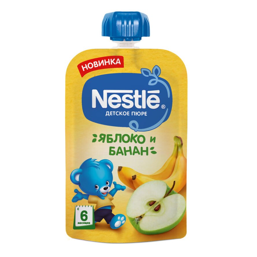Пюре Nestle Персик, 4 месяцев 90 г